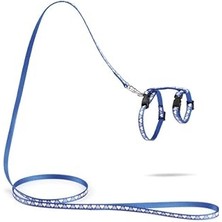 SHC4200 Beeztees Yavru Kedi Göğüs Tasması ve Gezdirme Kayışı 120CM, Mavi, 16-25CM Boyun, 23-36CM Göğüs