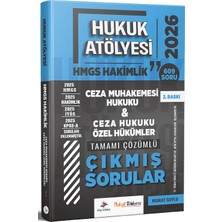 Dizgi Kitap 2026 Hukuk Atölyesi Hmgs Hakimlik Ceza Muhakemesi Hukuku, Ceza Hukuku Özel Hükümler Çıkmış Sorular Çözümlü