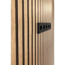 Özbience 3D Efekt Ahşap Panel Duvar Çıtası Desenli 5,30 M²