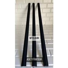 Özbience Şık Siyah Kendinden Yapışkanlı Boyalı Duvar Çıtası, Kolay Uygulama