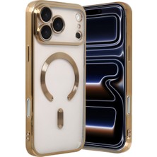 Newface Apple iPhone 17 Pro Kross Magneticsafe Kapak - Gold
