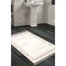 Özbience Yıkanabilir Kaymaz Taban Banyo Paspası, Eko Trend Djt Klasik Vizon