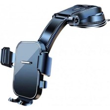 MiraLive Torpido Üstü Vakumlu Araç Telefon Tutucu Ayarlanabilir Uzun Kollu