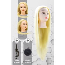 Özbience Tamtarz Kuaför Eğitim Mankeni ve Masa Aparatı Seti