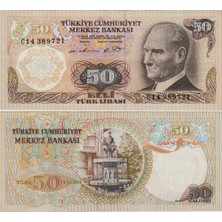 Banknoting 6. Emisyon 50 Lira C14 Çç+