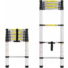 Starseven SN-29688 4.2 Metre Geri Çekilebilir Merdiven Karavan & Tekne Katlanır Alüminyum