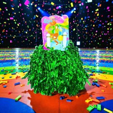 Kuzey Oyuncak 3 Çift 6 Adet Yeşil Ponpon Yeşil Parlak Metalik Ponpon 23 Nisan 19 Mayıs Özel Gösteri Ponponu