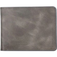 LTG Nova Pier Deri Erkek Cüzdan Rustik Gri