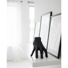 Moresun Buğz 3D Siyah El Biblo 27X22 cm Iddialı Ev Dekorasyonu