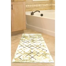 Özbience Kaymaz Taban Modern Banyo Halısı Kahve, Şık ve Güvenli Kullanım