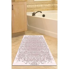 Özbience Kaymaz Taban Banyo Halısı Trend Modern 1488 Pudra