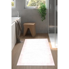 Özbience Kaymaz Taban Banyo Halısı Trend Modern Pudra 1342, Şık ve Konforlu Kullanım