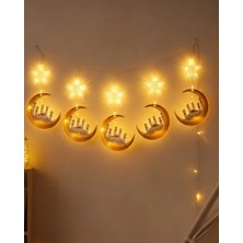 Moresun Buğz Ev Içi Ramazan LED Aydınlatma Saçağı 3 Metre Şık Tasarım