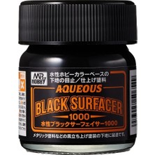 Mr.hobby Hsf-03 40 Ml. Aqueous Serisi, Surfacer 1000, Siyah, Astar Model Boyası