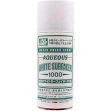 Mr.hobby B-612 170 Ml. Aqueous Surfacer 1000, Beyaz, Sprey Astar Model Boyası