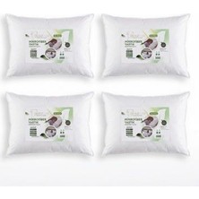 DuruClass Home Yastık Silikon Elyaf Dolgulu 4’lü Paket Adeti 1000 gr 1.sınıf dolgu malzemesi – Otel Tipi Yumuşak Uyku Yastığı