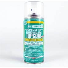 Mr.hobby B-604 170 Ml. Mr.premium Son Kat Mat Vernik, Uvcut Smooth Clear, Sprey Model Boyası