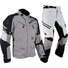 Leatt Adv 7.5 Dri-Tour Gri Motosiklet Montu ve Pantolonu