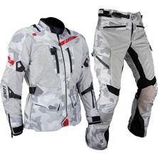 Leatt Adv Flow-Tour 7.5 Gri Motosiklet Montu ve Pantolonu
