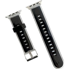 Movenchy Watch 38MM Jelly Silikon Kordon - Siyah