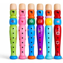 Ttt Ahşap Renkli Flüt Küçük