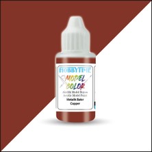 Hobbytime 444 18 Ml. Metalik Bakır (Copper), Akrilik Model Boyası