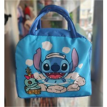 Ada Çanta Kırtasiye Beslenme Çantası Stitch Figürlü Izoleli Sıcak Soğuk Koruma AD155493
