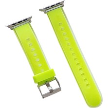 Movenchy Watch 38MM Jelly Silikon Kordon - Yeşil