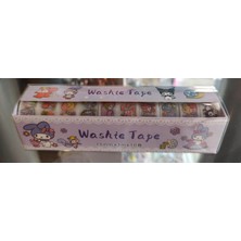Ada Çanta Kırtasiye Sanrio Karakterleri Kuromi My Melody Hello Kitty Vb. Yapıştırıcı Bant  (10 Adet = 1 Paket)