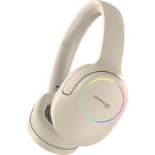 Konfulon BHS17 Bt 6.0 Kablosuz Kafaüstü Kulaklık - Bej