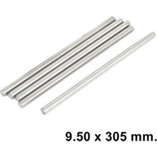K&s 17143 Paslanmaz Çelik Yuvarlak Çubuk -9,50 Mm. -Uz