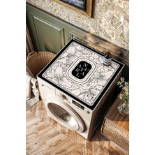 Özbience Kaymaz Tabanlı Modern Çamaşır Makinesi Örtüsü Yıkanabilir Mat