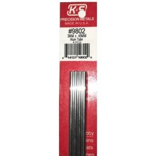 K&s 9802 Round Alumınum Tubes-3mm ODX.45MM WALLX300MM-