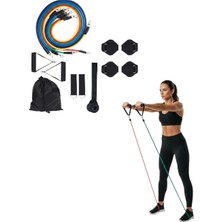 Alvo Store Buğz 11 Parça Çok Fonksiyonlu Kapı Arkası Egzersiz Bandı Ev Tipi Spor Seti