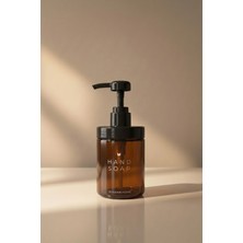 Özbience Şişe ve Pompa ile 250 ml Sabunluk, Şeffaf Cam El Sabunu Dispenseri