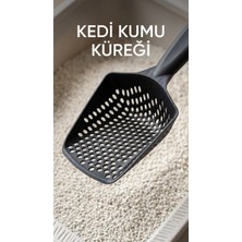 Alvo Store Buğz Kedi Kumu Eleme Küreği, Ince Taneli Kum Ayırıcı ve Temizlik Aracı