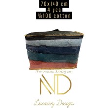 Alvo Store Buğz Nevresim Dünyası 70X140 4'lü Havlu Prime 5