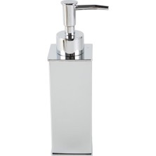 Özbience Şık Tezgah Üstü Kare Krom Sıvı Sabunluk KBW-627CR