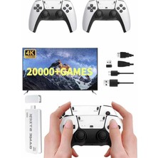 Zero Land Nrzsnt 3D 4K 2000 Oyunlu Game Stick Oyun Konsolu Çift Konsol