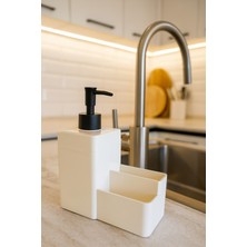 Özbience Şeffaf Diamond Süngerlikli Sıvı Sabunluk 450 Ml, Şık ve Kullanışlı Tasarım