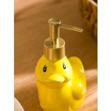 Özbience Sevimli Ördek Figürlü Seramik Sıvı Sabunluk, Şık ve Kullanışlı Tasarım