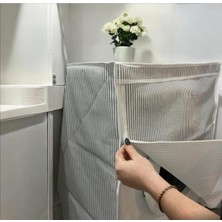 Özbience Fermuarlı Çamaşır Makinesi Örtüsü, Toz ve Nem Koruma, Yıkanabilir Kılıf