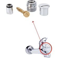 Özbience Çok Fonksiyonlu Banyo Bataryası Yönlendirici Aparat, Duş ve Musluk Uyumlu