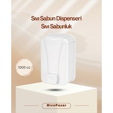 Özbience Beyaz Duvara Monte Sıvı Sabunluk 1000 Cc, Pratik ve Şık Tasarım