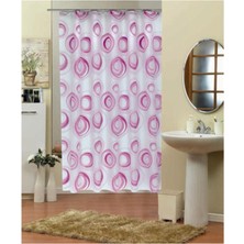 Özbience Şık ve Dayanıklı Desenli Duş Perdesi, Kolay Montaj ve Temizleme Imkanı