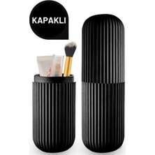 Özbience Pratik Seyahat Diş Fırçası ve Makyaj Malzemesi Kabı Seti