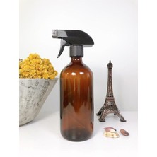 Özbience Şeffaf 500 ml Spreyli Cam Şişe, Pratik ve Hafif Tasarım