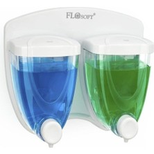 Özbience Ikiz Sıvı Sabunluk Seti 700 Ml, Pratik ve Şık Tasarım, Kolay Kullanım