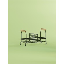 Özbience Ahşap Tutmaçlı Sıvı Sabunluk Standı, Şık ve Dayanıklı Tasarım