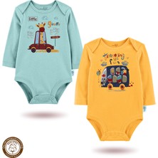 Mahfel %100 Pamuklu Premium Çıtçıtlı Bebek Body Zıbın 114-209